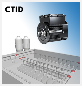 Disc-Chain Feed Motors